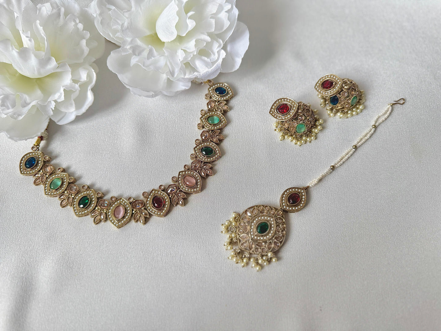 Polki Necklace Set