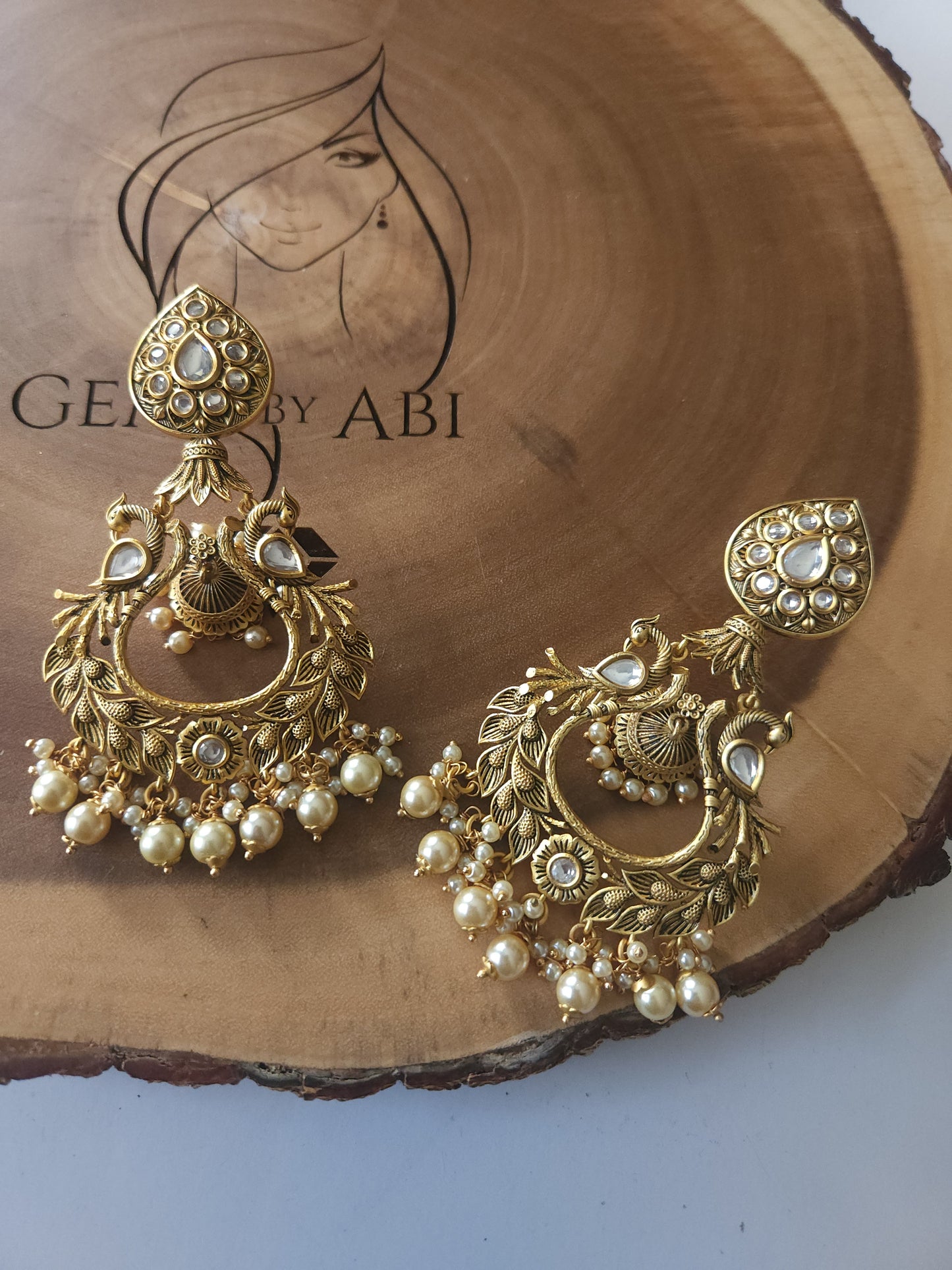 Temple Statement Earrings