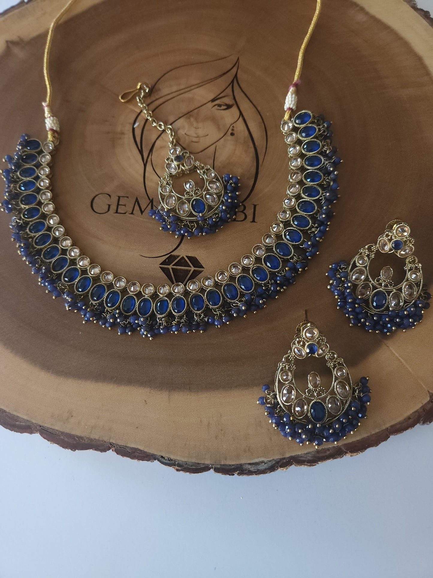 Polki necklace set