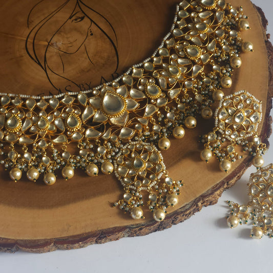 Kundan bridal choker set