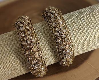 Polki Statement Bangles